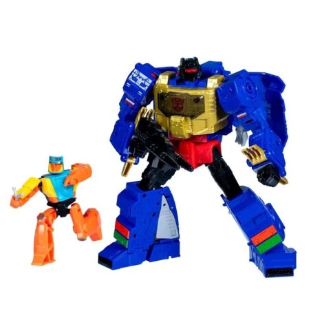 TRANSFORMERS - Grimlock & Wheelie - Figurine Age of the Primes 19cm 
