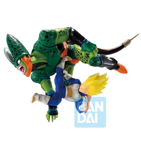 DRAGON BALL Z - Vegeta VS Cell - Figurine Dragon History II 17cm 