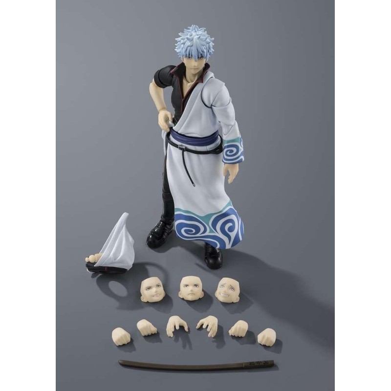 GINTAMA - Sakata Gintoki - Figurine S.H. Figuarts 14.5cm 
