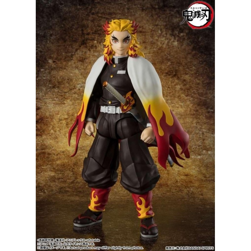DEMON SLAYER - Kyojuro Rengoku - Figurine S.H. Figuarts 15cm 