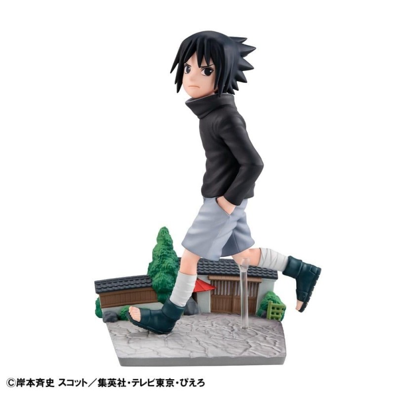 NARUTO SHIPPUDEN - Sasuke Uchiha "Go!" - Statue G.E.M. 14cm 