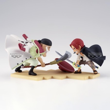 ONE PIECE - Edward Newgate VS Shanks - Figurine WCF Log Stories 13cm 