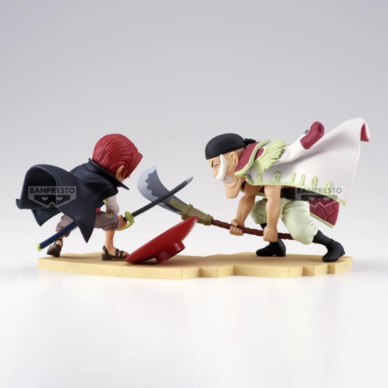 ONE PIECE - Edward Newgate VS Shanks - Figurine WCF Log Stories 13cm 