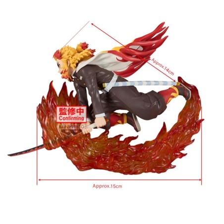 DEMON SLAYER - Kyojuro Rengoku - Figurine Vibration Stars Plus 14cm 