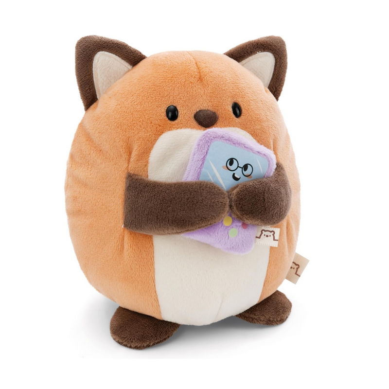 SUPER MOCHIE - Renard Geeks avec jeux video - Peluche 16cm 