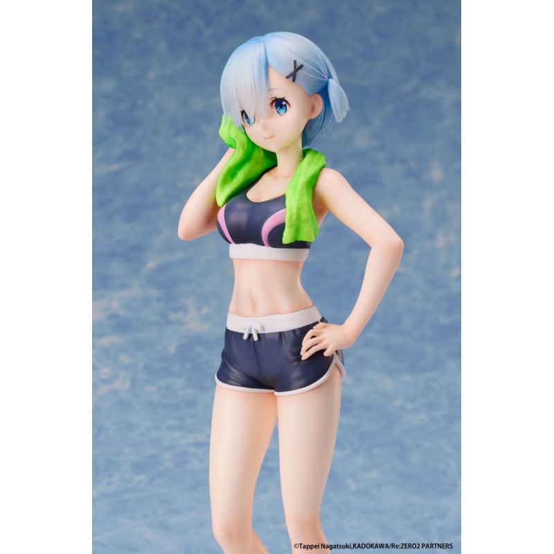 RE ZERO - Rem "Sport Wear" - Statue 23cm 
