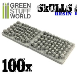 100x Crânes Humains en résine 2