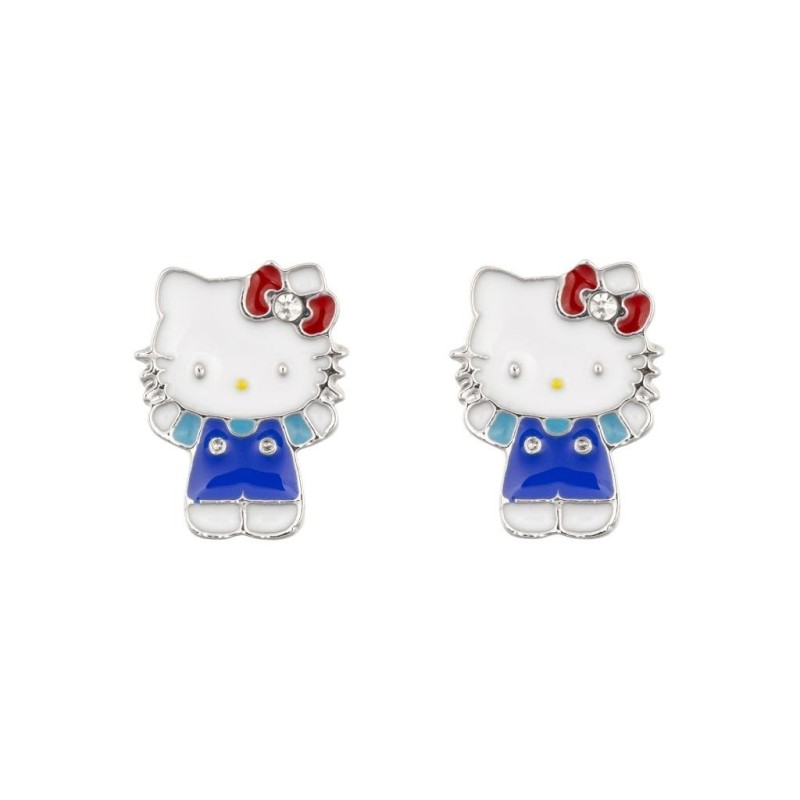 HELLO KITTY - Head - 1 Paire de Clous d'Oreilles 