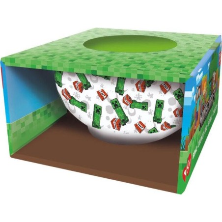 MINECRAFT - Survival Mode - Ceramic Bowl in Gift Box - 600ml 