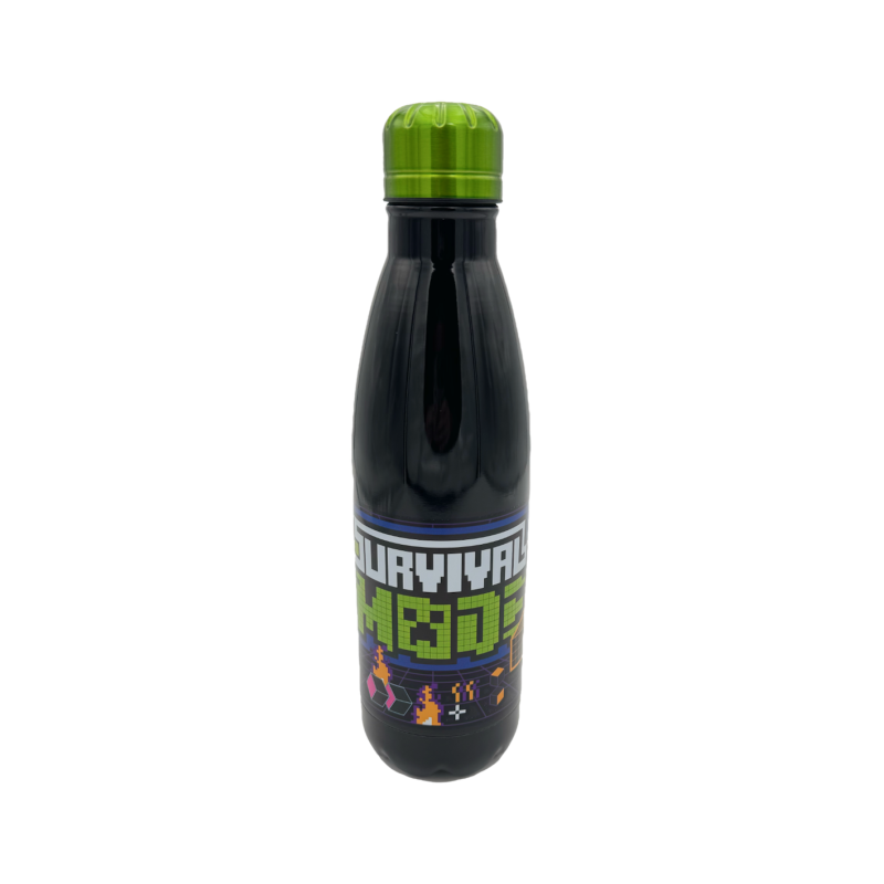 MINECRAFT - Survival Mode - Bouteille en Acier Inoxydable 780ml 