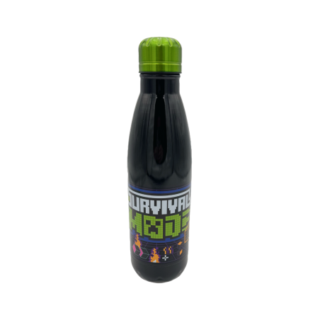 MINECRAFT - Survival Mode - Bouteille en Acier Inoxydable 780ml 