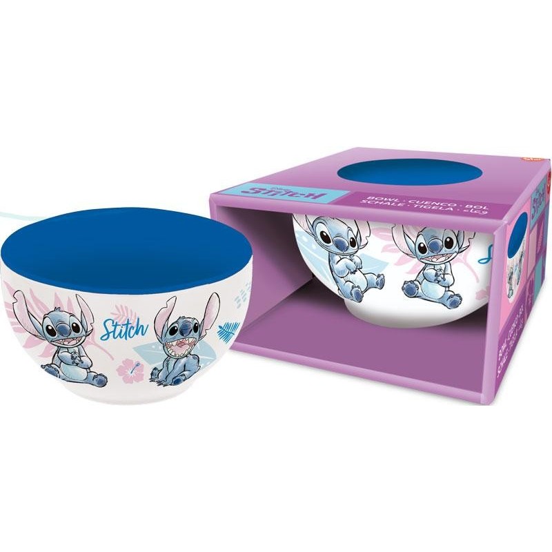 STITCH - Watercolor Bleu - Bol Céramique en Gift Box - 600ml 