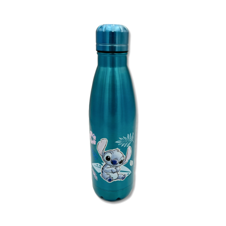 STITCH -Watercolor Bleu Métallisé -Bouteille en Acier Inoxydable 780ml 