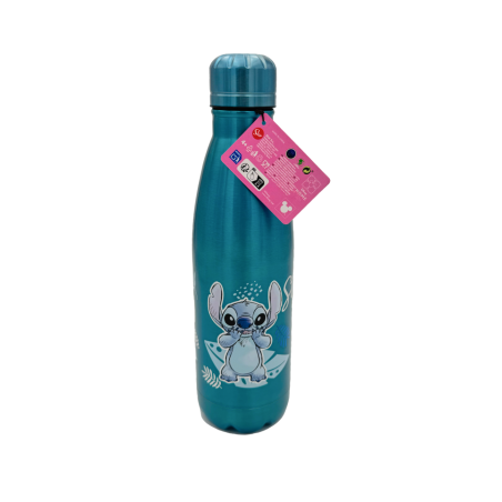 STITCH -Watercolor Bleu Métallisé -Bouteille en Acier Inoxydable 780ml 