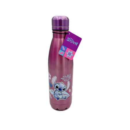 STITCH -Watercolor Rose Métallisé -Bouteille en Acier Inoxydable 780ml 