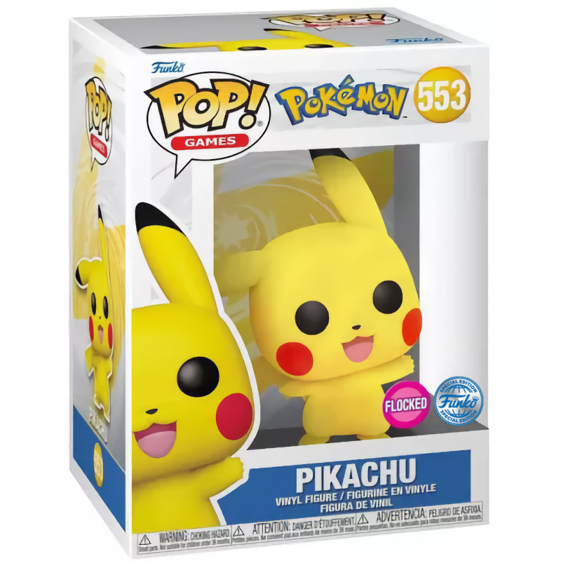 POKEMON - POP N° 553 - Pikachu Waving Flocked 