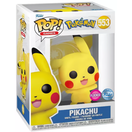 POKEMON - POP N° 553 - Pikachu Waving Flocked 