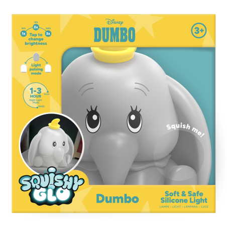 DISNEY - Dumbo - Lampe en Silicone Rechargeable 15cm 