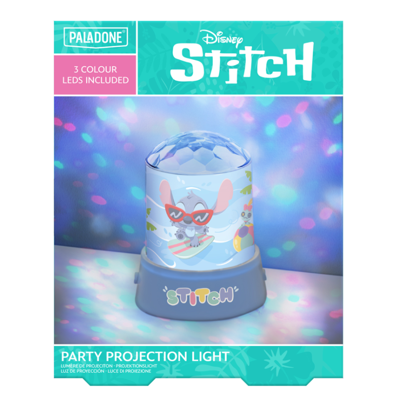 STITCH - Lampe à Projection Festif 13cm 