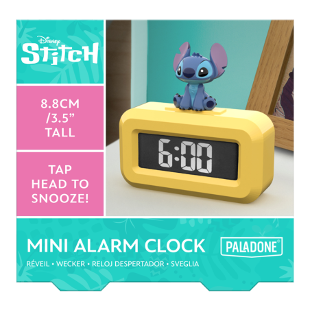 STITCH - Mini Figure Alarm Clock 