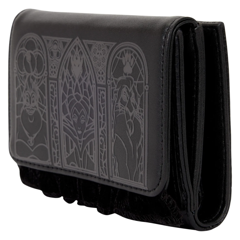 DISNEY - Villains - Portefeuille LoungeFly 