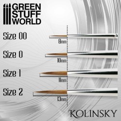 SILVER SERIES Set de Pinceaux Kolinsky 2