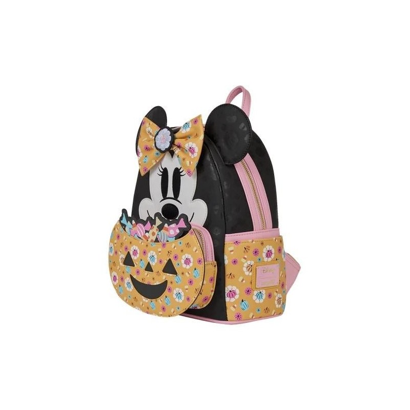 DISNEY - Minnie Mouse "Pumpkin" - Mini Sac à Dos LoungeFly 
