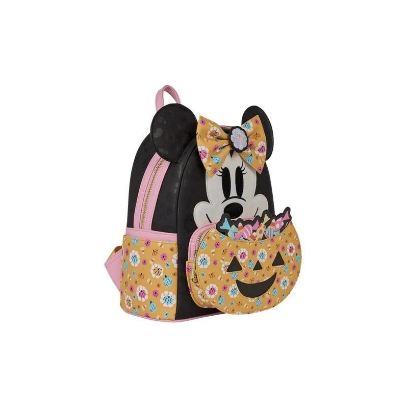 DISNEY - Minnie Mouse "Pumpkin" - Mini Sac à Dos LoungeFly 