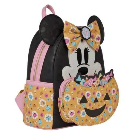 DISNEY - Minnie Mouse "Pumpkin" - Mini Sac à Dos LoungeFly 