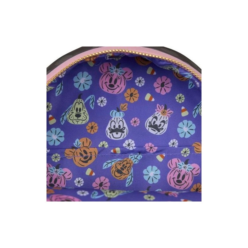 DISNEY - Minnie Mouse "Pumpkin" - Mini Sac à Dos LoungeFly 
