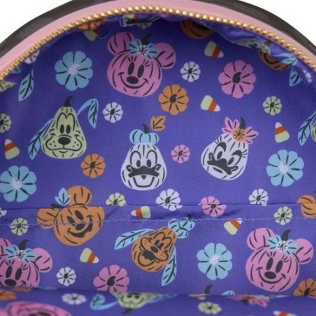 DISNEY - Minnie Mouse "Pumpkin" - Mini Sac à Dos LoungeFly 