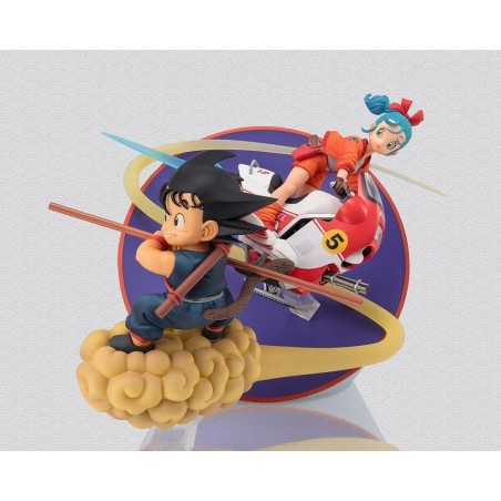 DRAGON BALL - Son Goku & Bulma - Statuette FiguartsZERO 18cm 