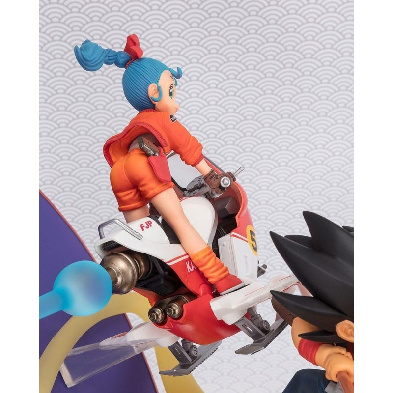 DRAGON BALL - Son Goku & Bulma - Statuette FiguartsZERO 18cm 