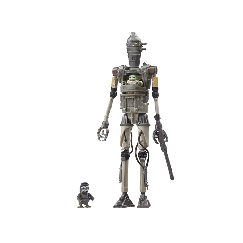 THE MANDALORIAN - IG-12, Grogu & Anzellan -Fig Vintage Collection 10cm 