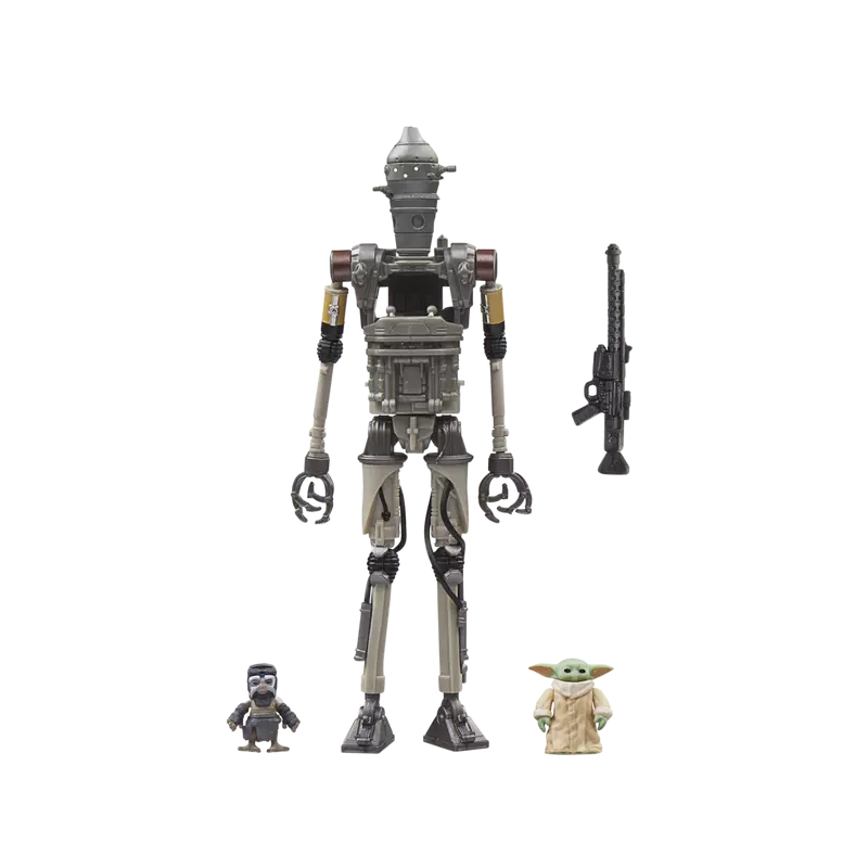 THE MANDALORIAN - IG-12, Grogu & Anzellan -Fig Vintage Collection 10cm 