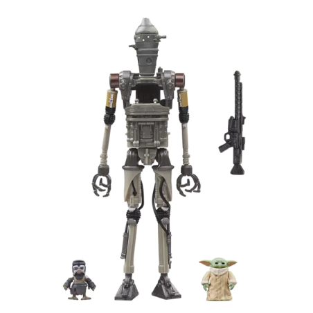 THE MANDALORIAN - IG-12, Grogu & Anzellan -Fig Vintage Collection 10cm 