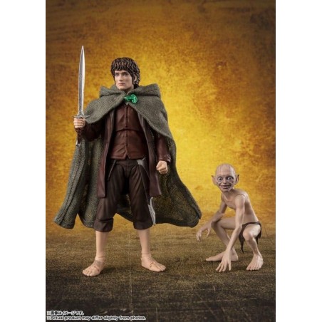 LE SEIGNEUR DES ANNEAUX - Frodon & Gollum -Fig. S.H. Figuarts 6 & 12cm 
