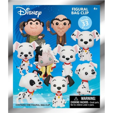 101 DALMATIANS - Series 33 - 3D Foam Bag Clip (Display 24 Pcs) 