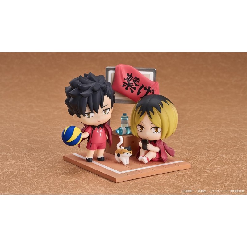 HAIKYU!! - Tetsuro Kuroo & Kenma Kozume - Figurines Qset+ 8.4cm 