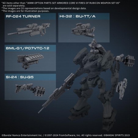 ARMORED CORE VI - Weapon Set 05 - Model Kit 