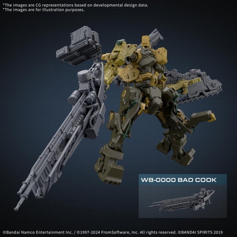 ARMORED CORE VI - CC-3000 Wrecker Milk Tooth - Model Kit 