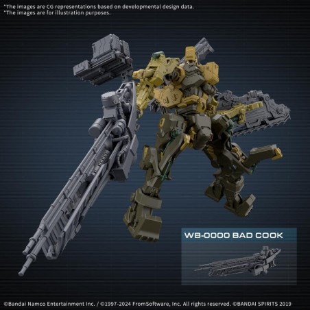 ARMORED CORE VI - CC-3000 Wrecker Milk Tooth - Model Kit 