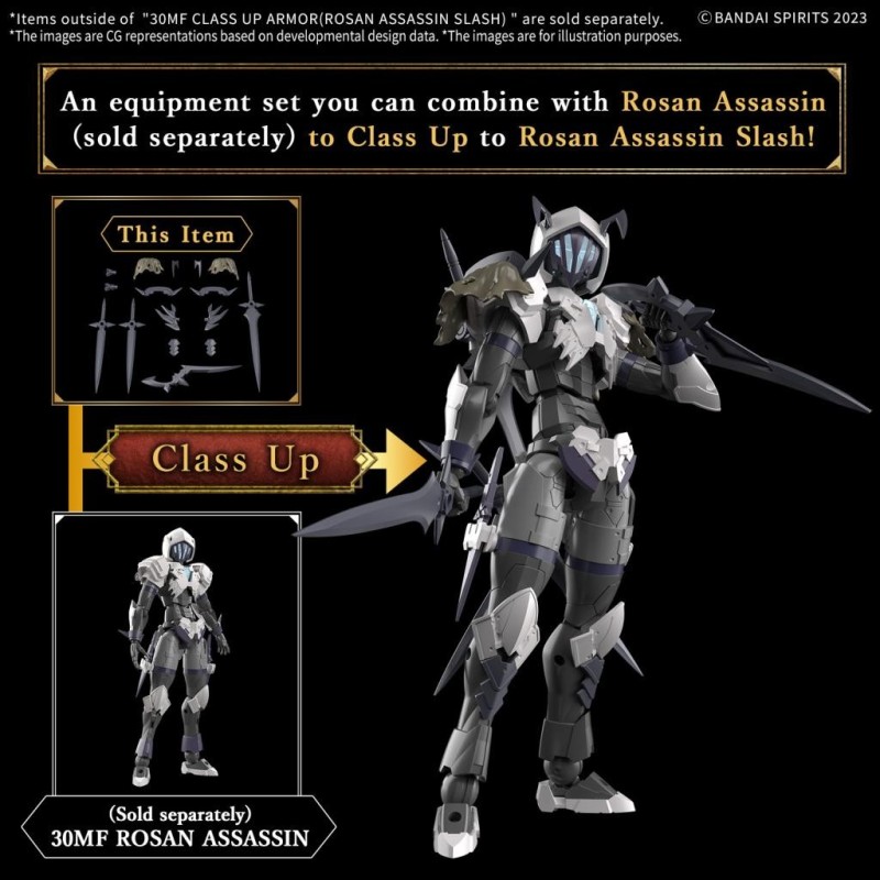 30MF - Class Up Armor (Rosan Assassin Splash) - Model Kit 