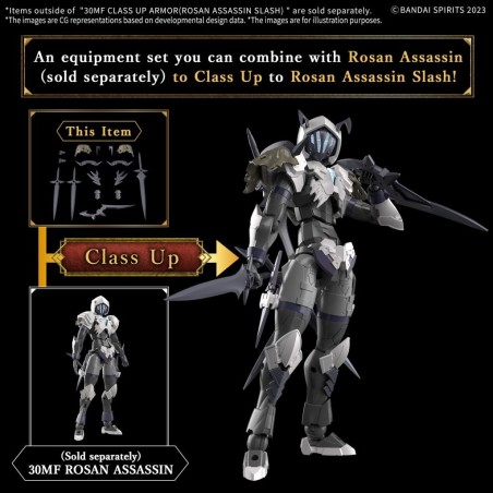 30MF - Class Up Armor (Rosan Assassin Splash) - Model Kit 