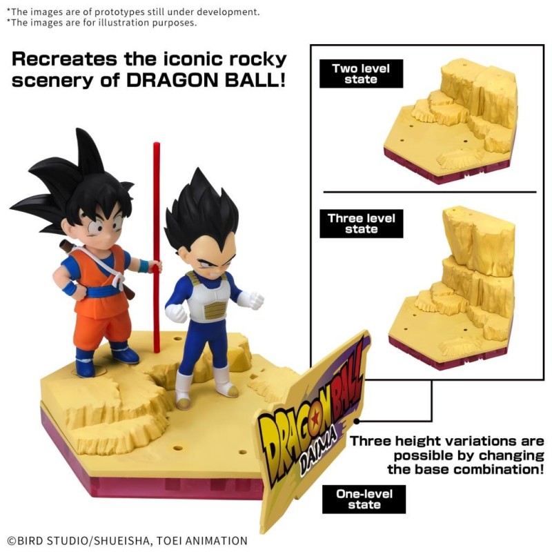 DRAGON BALL DAIMA - Son Goku (Mini) & Vegeta (Mini)  - Model Kit 