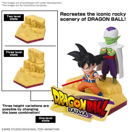 DRAGON BALL DAIMA - Son Goku (Mini) & Piccolo (Mini)  - Model Kit 