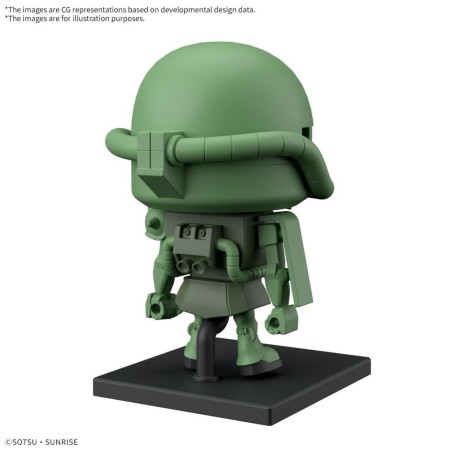 GUNDAM - 1/1 Zakupla-Kun DX Set (With Runner) - Model Kit 