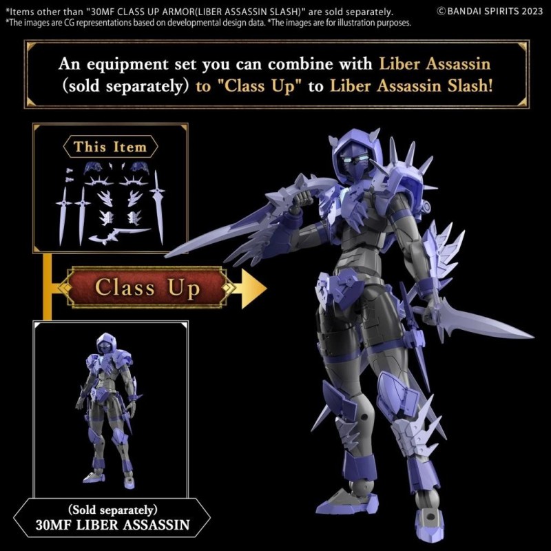 30MF - Class Up Armor (Liber Assassin Slash) - Model Kit 
