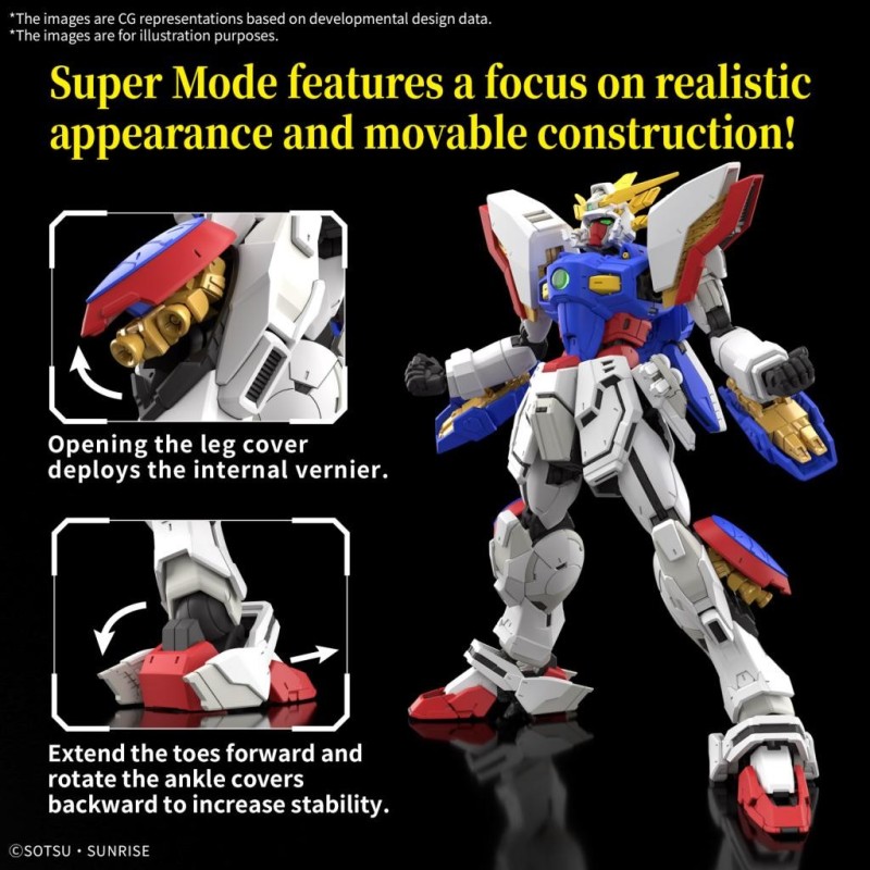 GUNDAM - RG 1/44 Shining Gundam - Model Kit 