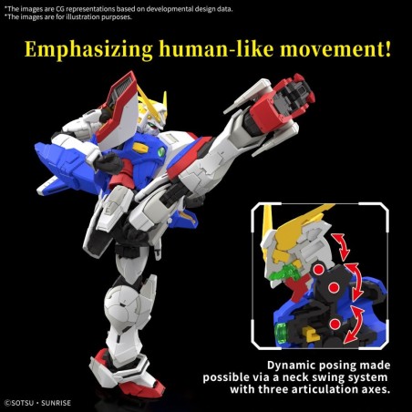 GUNDAM - RG 1/44 Shining Gundam - Model Kit 